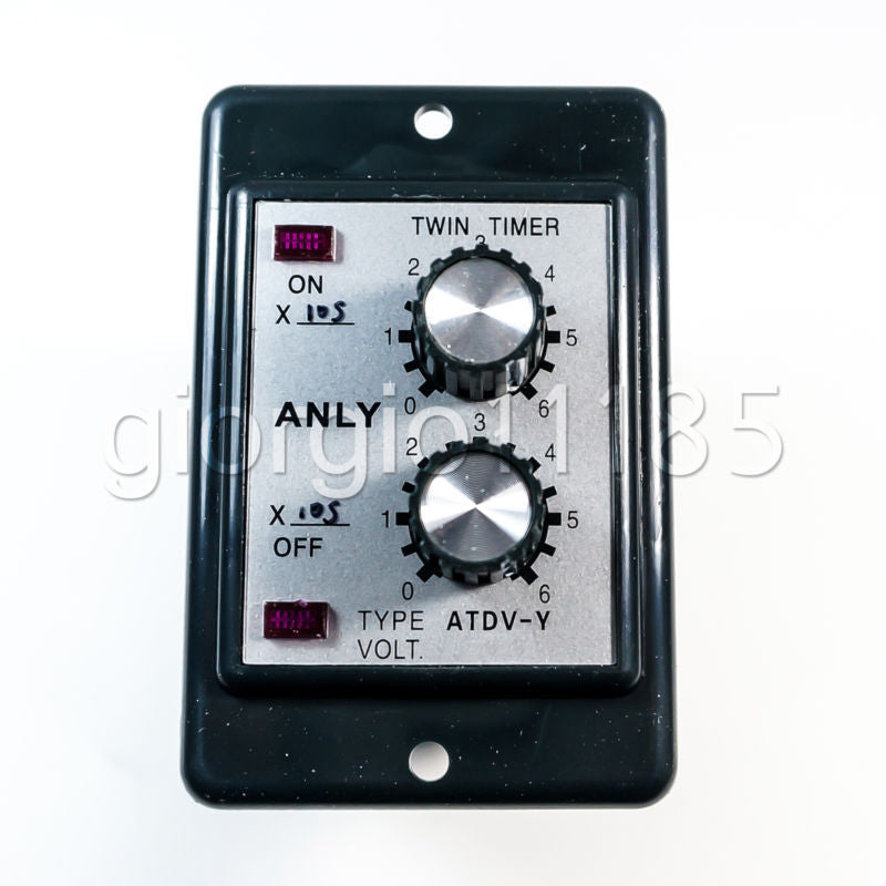 Timer ATDV-Y 12V DC 60S Second Double Time Delay Switch & Base Socket