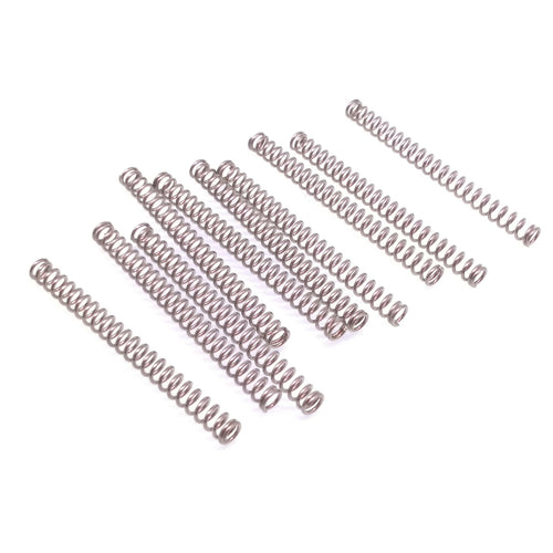 10x 0.6mm Wire Dia Stainless Steel Compression Spring Pressure OD 4mm Length 40