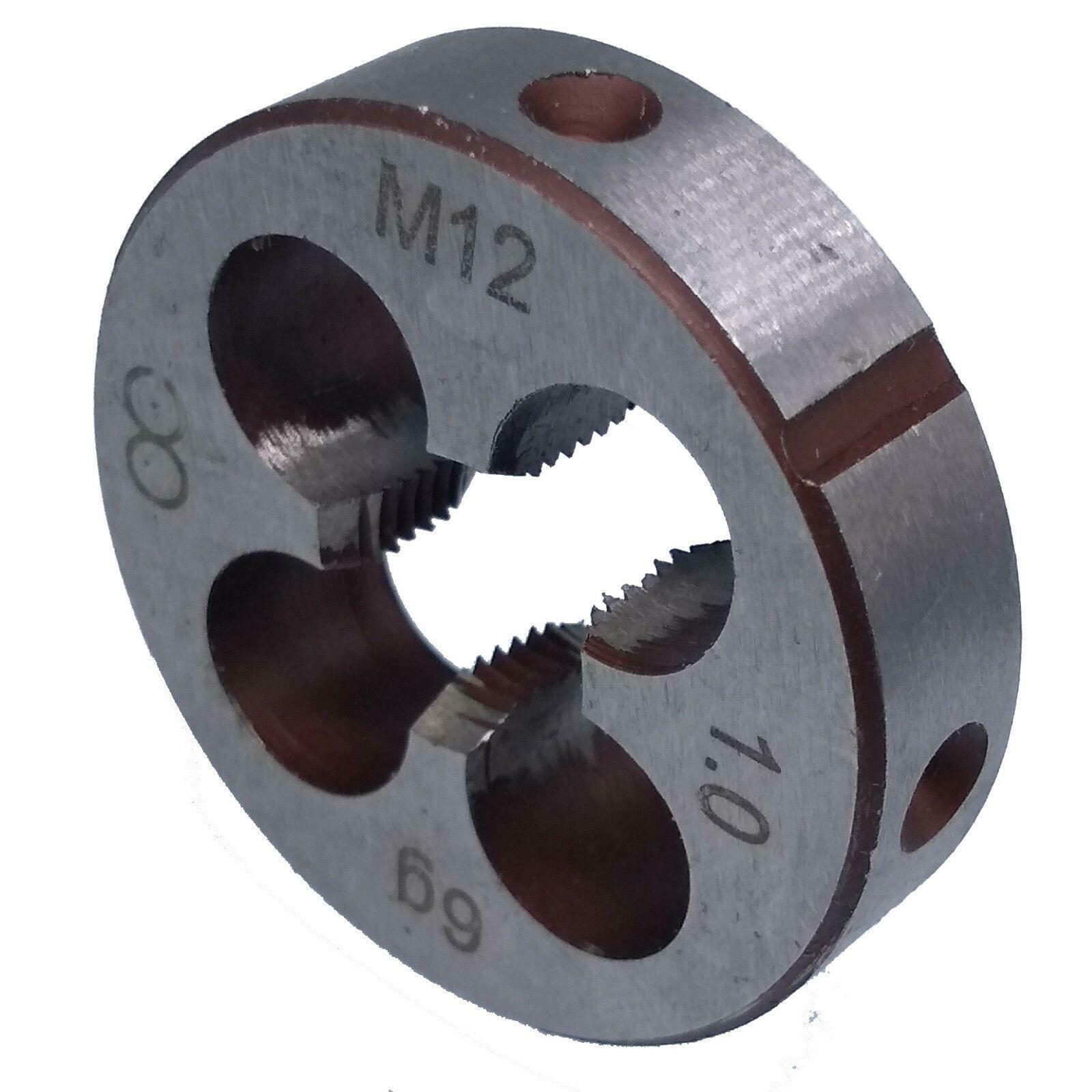 HSS M12 x 1mm Taper & Plug Tap & M12 x 1mm Die Metric Thread Right Hand