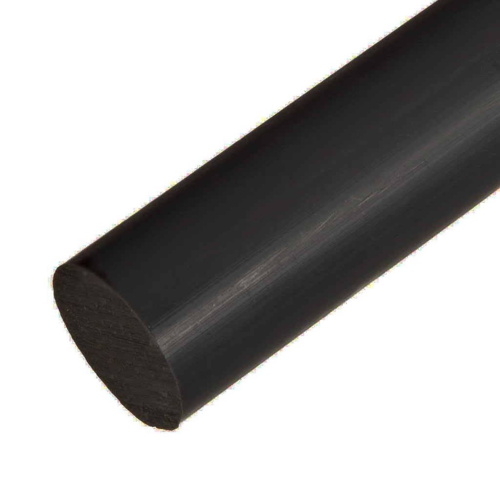 AU Stock 3pcs 40mm Diameter 13" Long PA6 Nylon Round Rod Stick Bar Stock Black
