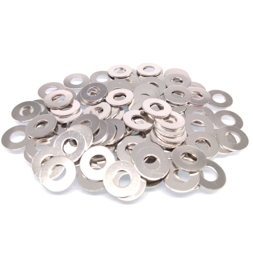 1000pcs M4 Zinc Plated Carbon Steel Flat Washers