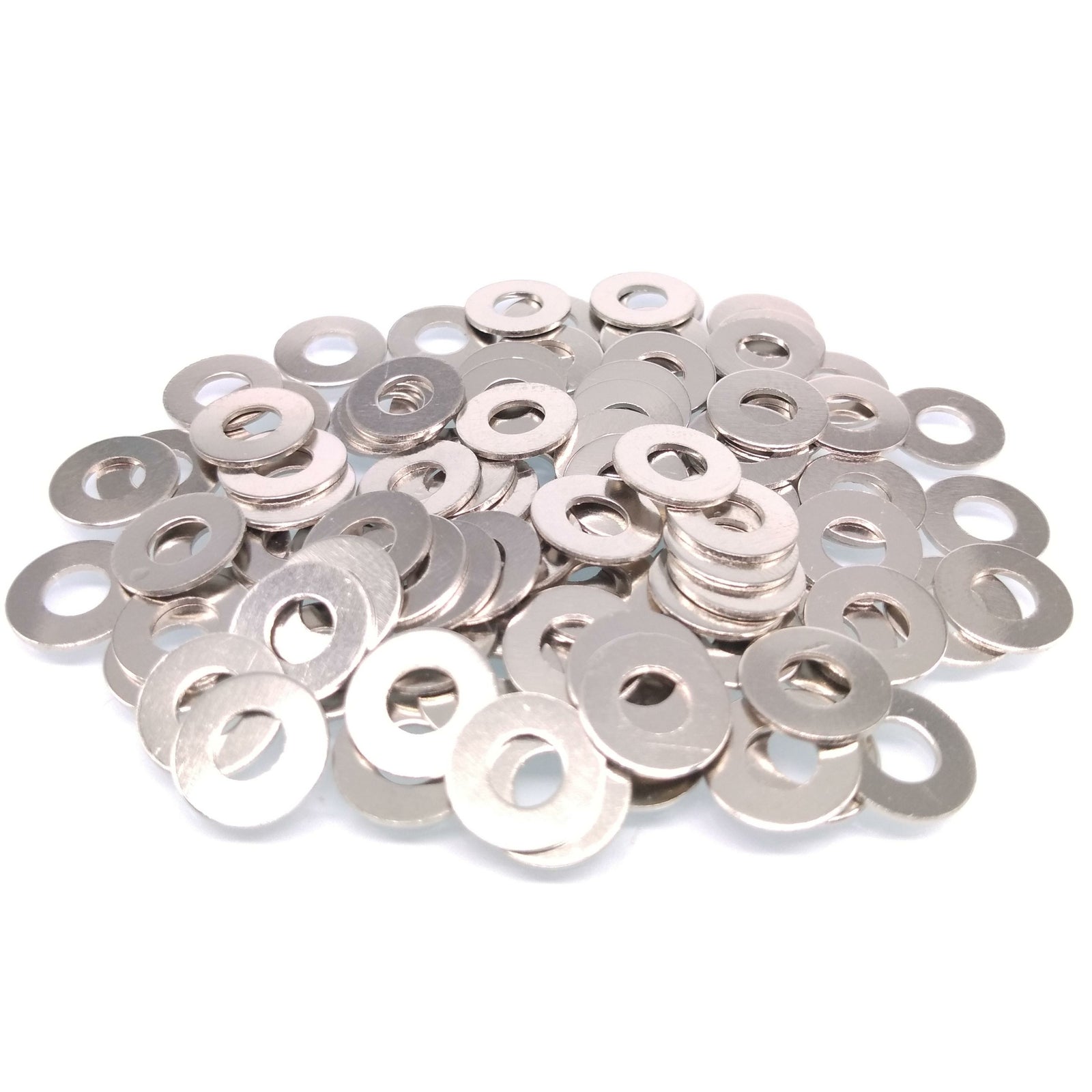 1000pcs M4 Zinc Plated Carbon Steel Flat Washers