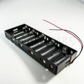 US Stock Battery Holder 10 x AA UM-3 Dry Cell Case 15V Box With Wire Lead Cable