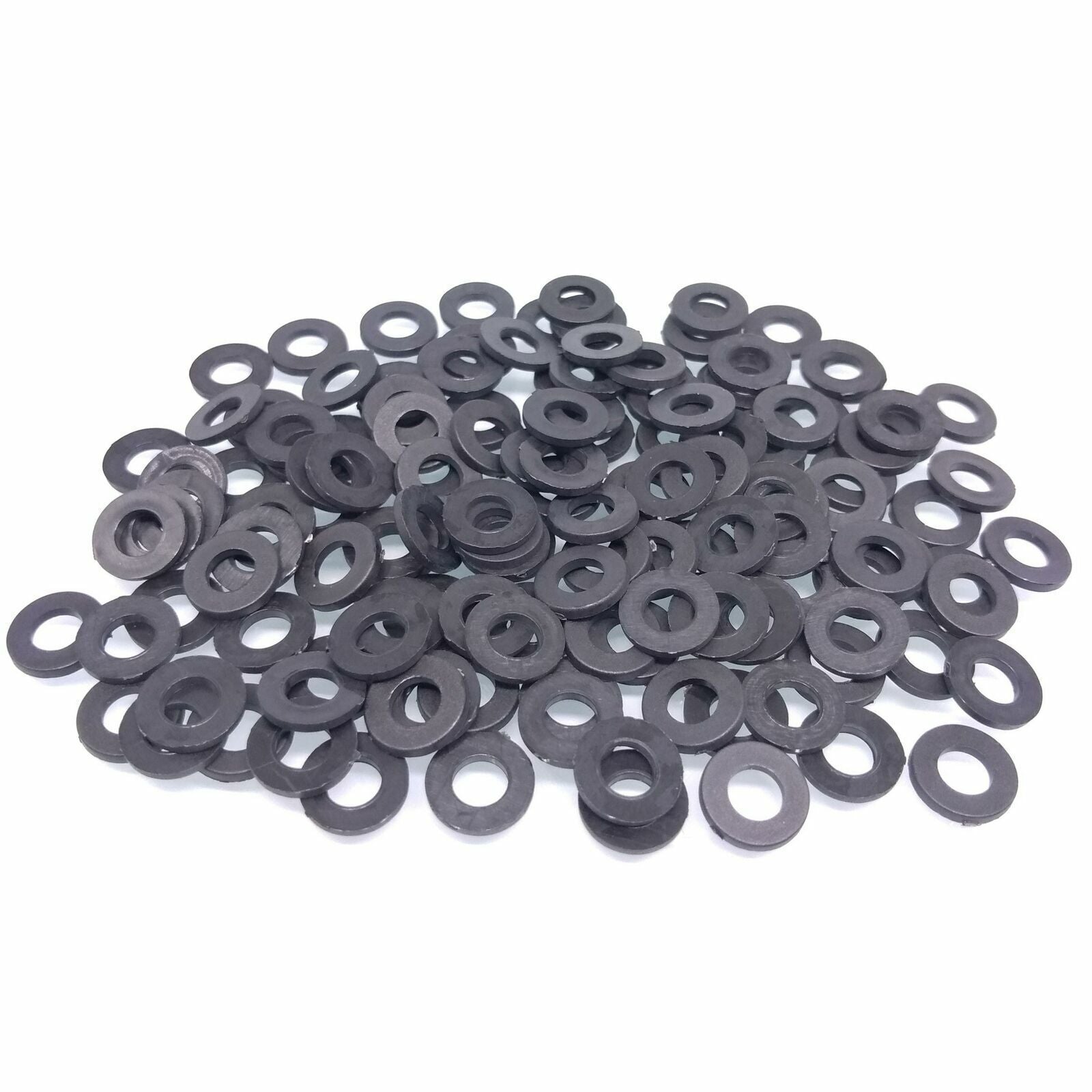 1000pcs Black Plastic Nylon Flat Spacer Washer Insulation Gasket M10 x 20 x 2mm