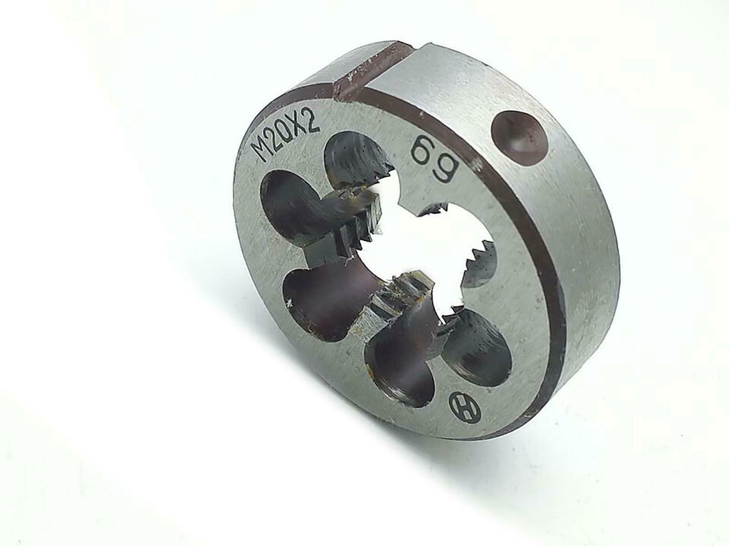HSS M20 x 2mm Taper & Plug Tap & M20 x 2mm Die Metric Thread Right Hand