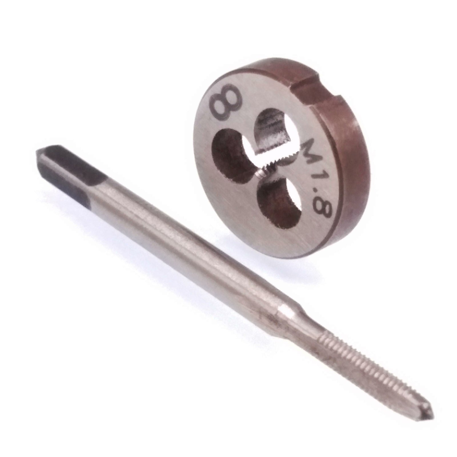 US Stock HSS M1.8 x 0.35mm Tap & M1.8 x 0.35mm Die Metric Thread Right Hand
