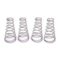 4pcs Wire dia 2mm Steel Coil Conical Helical Compression Spring Length 76mm