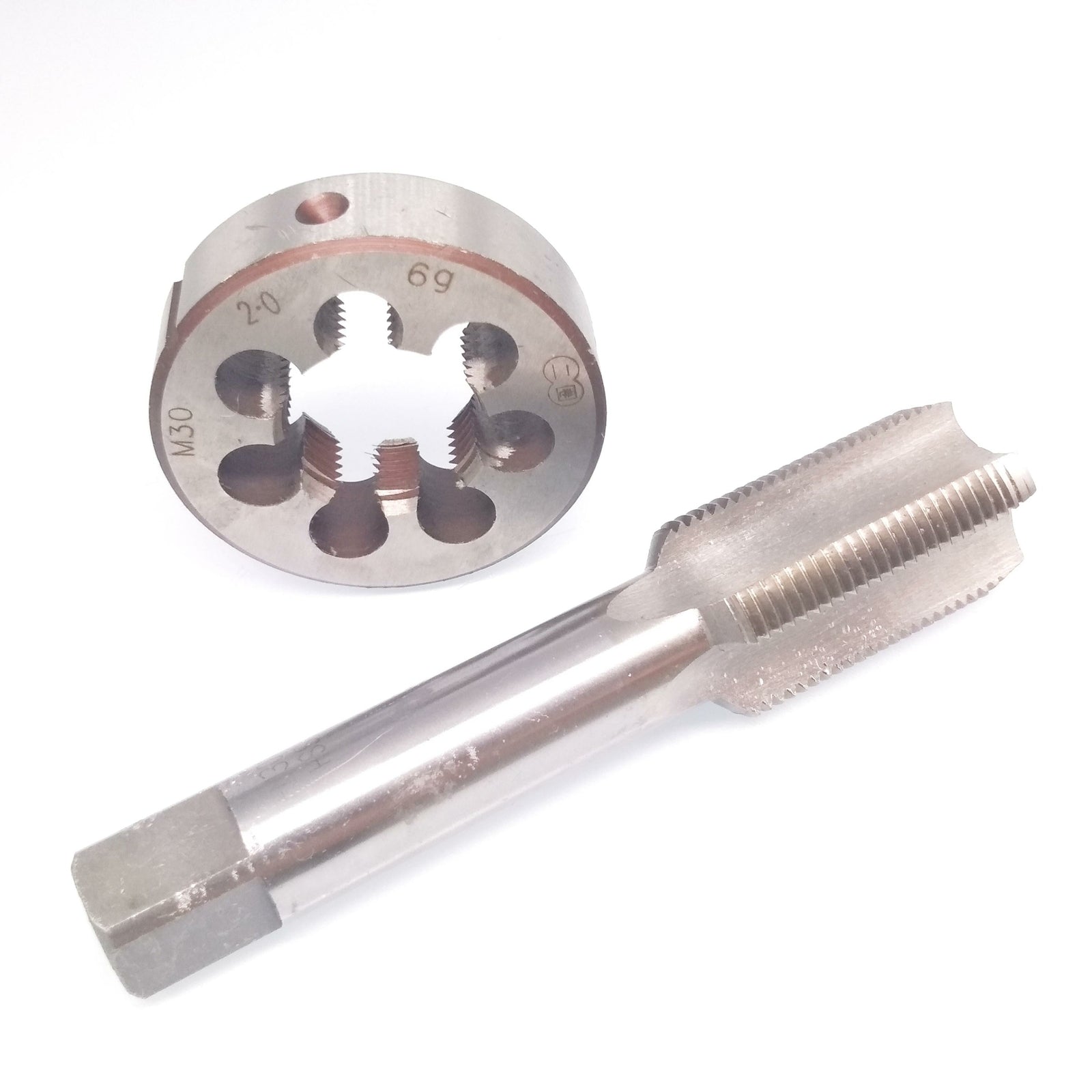 US Stock HSS M30 x 2mm Tap & M30 x 2mm Die Metric Thread Right Hand