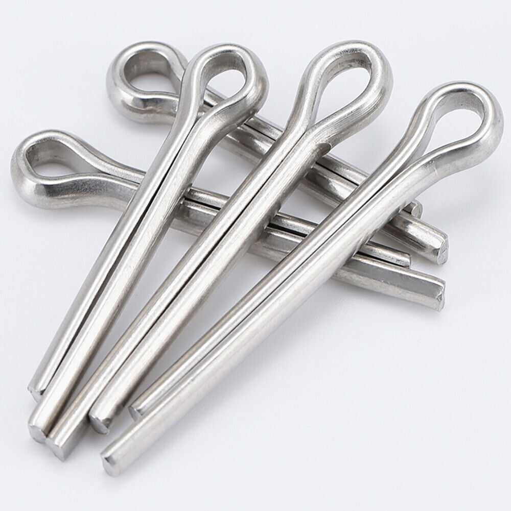 200pcs M1.5 x 12 Cotter Pins Split Pin Clevis Pin A2 304 Stainless Steel