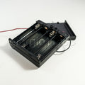 US Stock 2pcs Battery Holder Box Case w/Wire 4 X AA 6V Switch