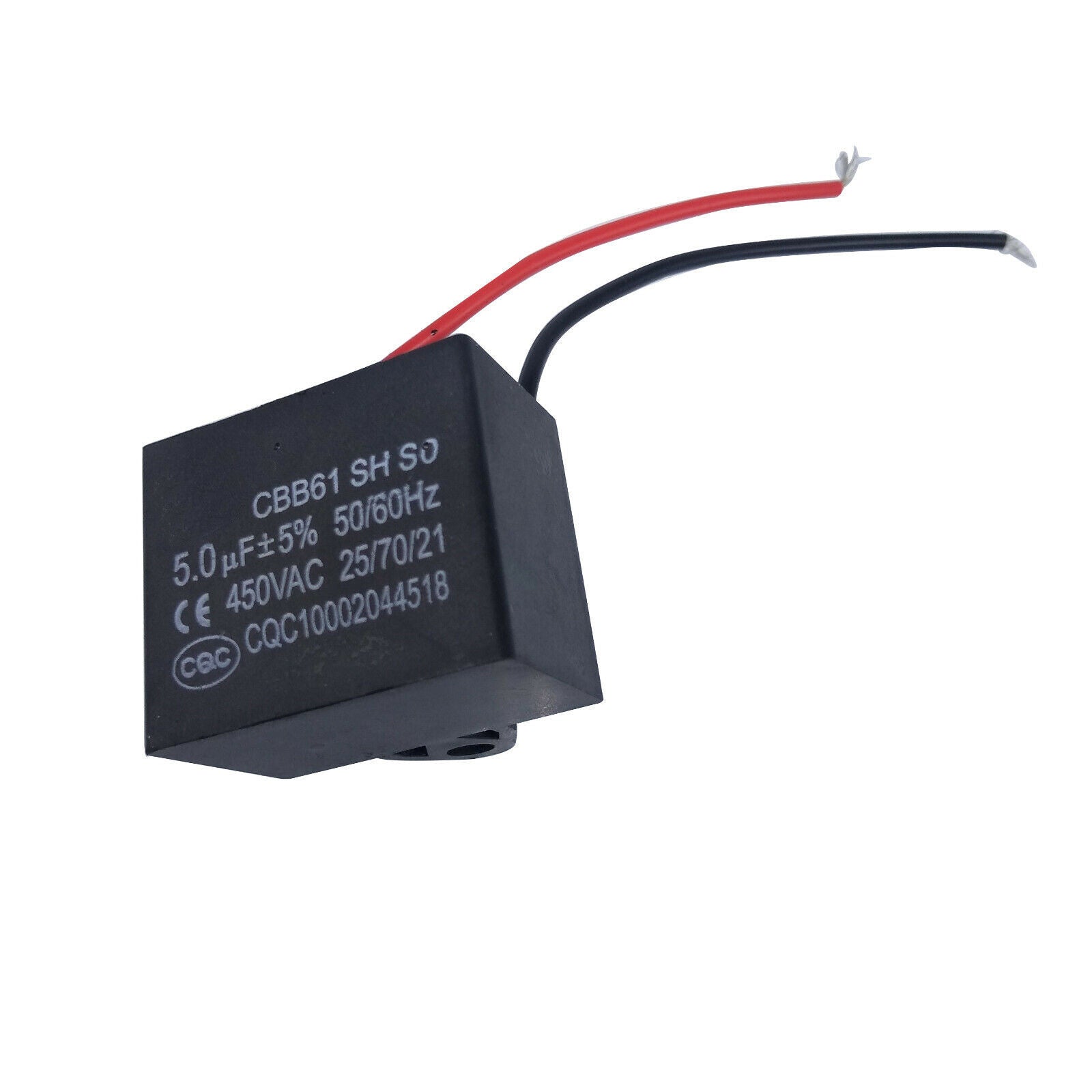 US Stock Ceiling Fan Capacitor CBB61 5uf 2 Wire