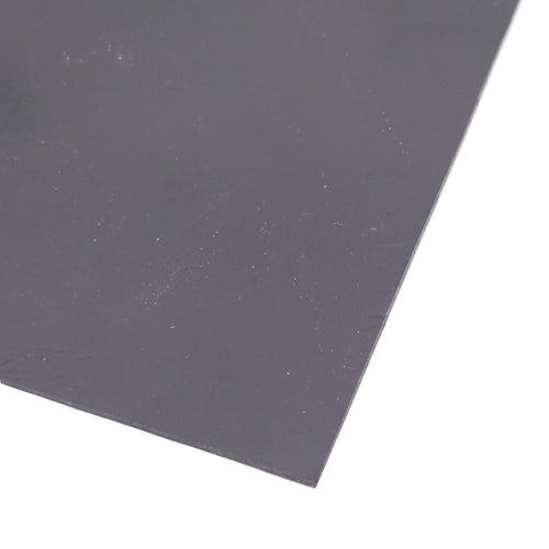 2pcs 1mm ±10% x 7.87" x 9.84" Black ABS Styrene Plastic Flat Sheet Plate