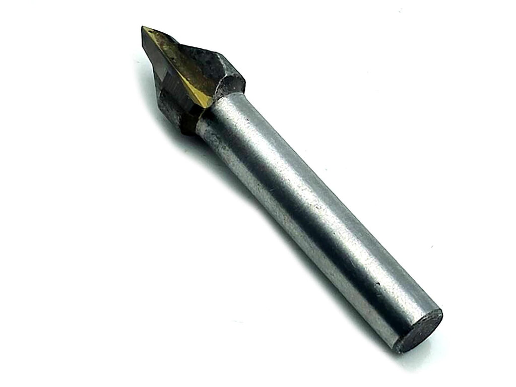 US Stock 3D 60 Degree Router End Mill CNC Engraving V Groove Bit 6x10mm 2V61060