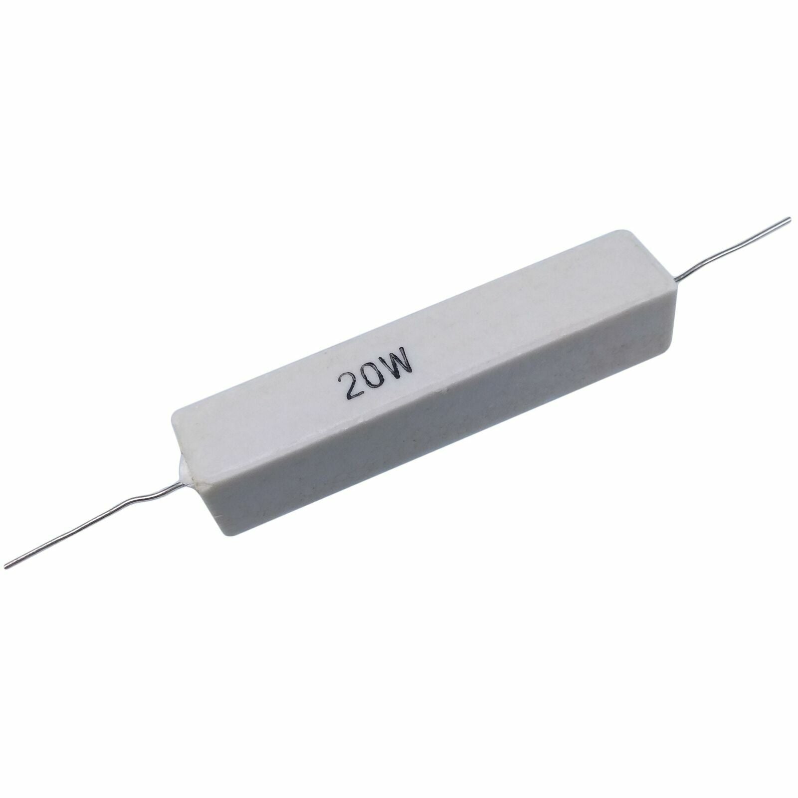 20pcs 20 watt Axial Ceramic Cement Power Resistor 20W 1K OHM