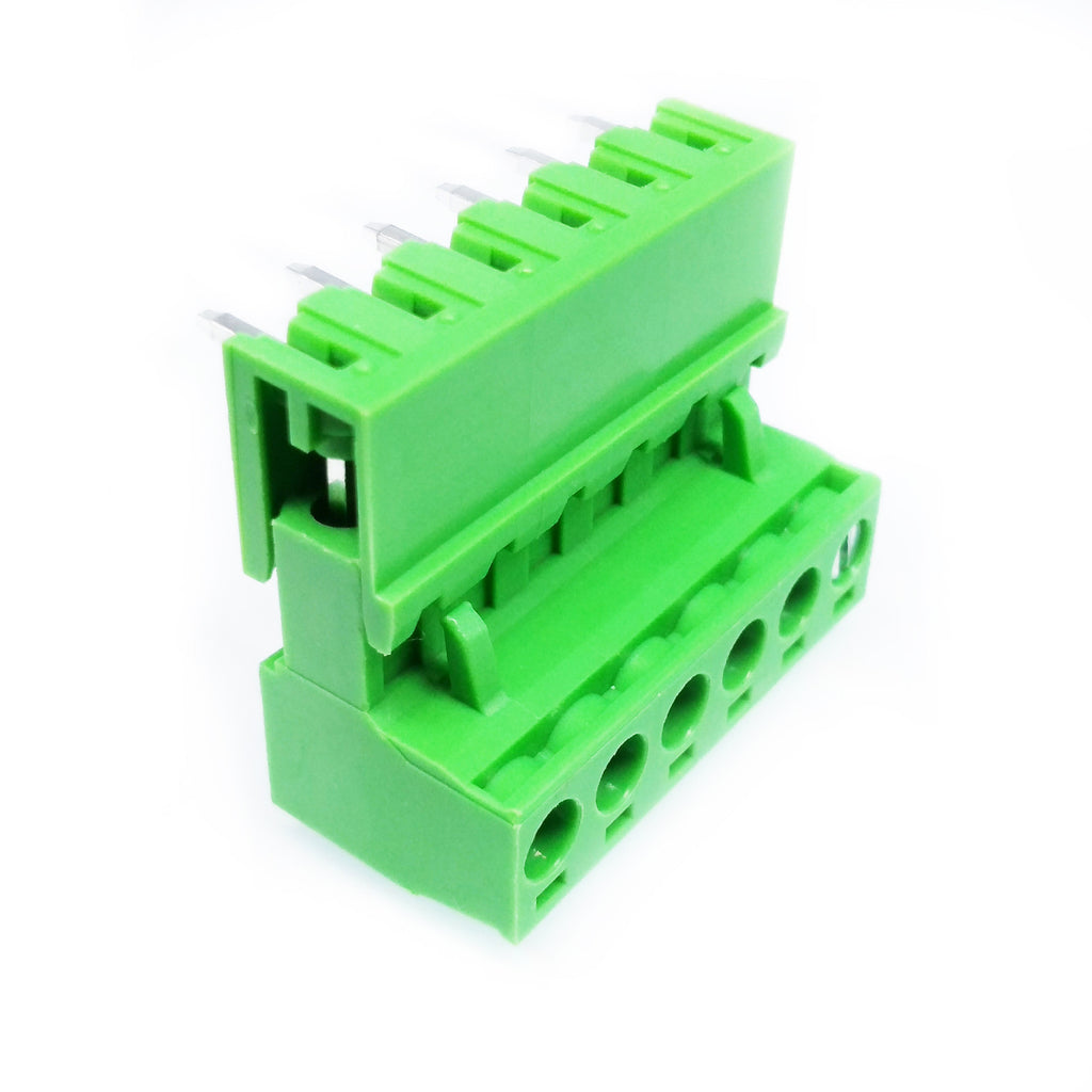 US Stock 10Set 2EDG 6P Plug-in Screw Terminal Block Connector 5.08mm Right Angle