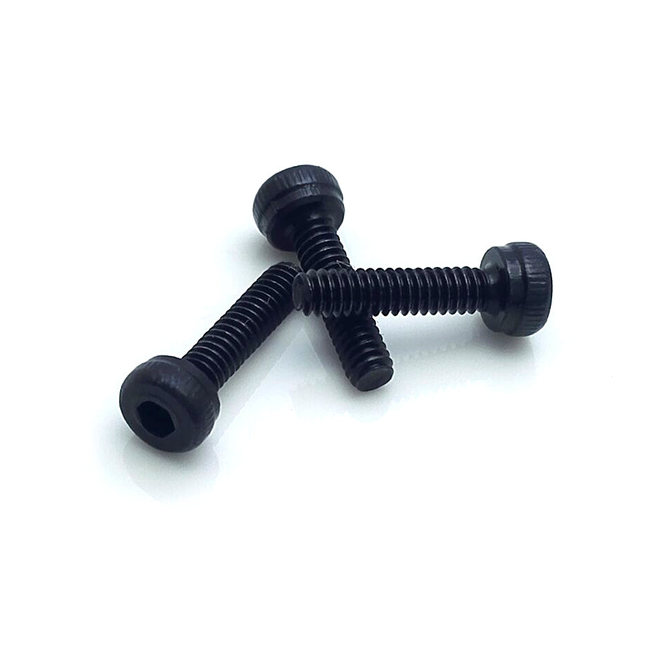 US Stock 50pcs M2 x 8mm Black Alloy Steel Allen Hex Socket Cap Head Screw DIN912