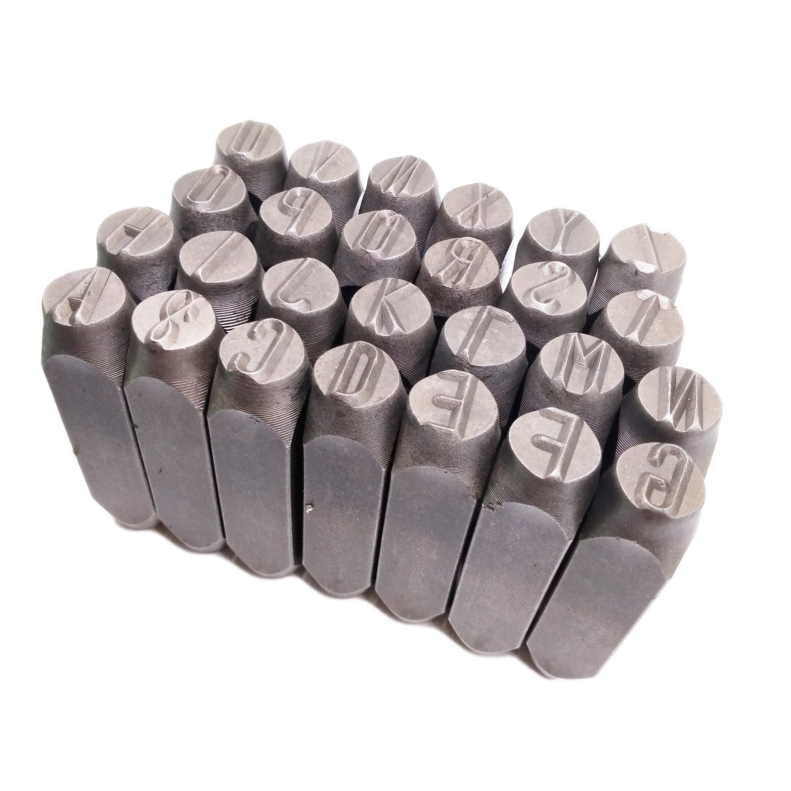 36pcs 1/2" 12.5mm Letter & Number Stamp Punch Set Hardened Steel Metal