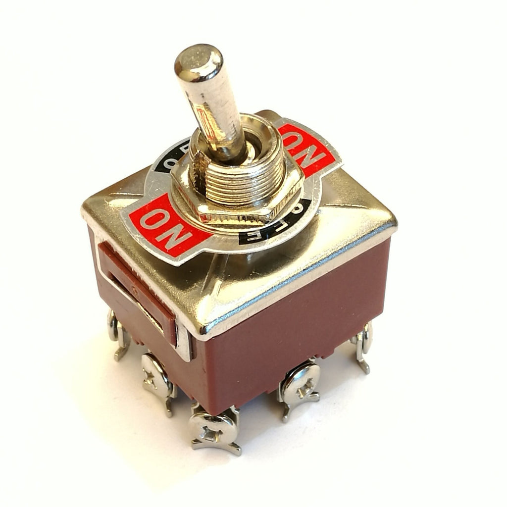 AU Stock 3PDT 3 Position 9 Screw PIN Terminals Toggle Switch AC380V 10A E-TEN303