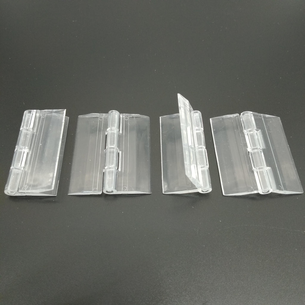 US Stock 12pcs Clear PMMA Acrylic Plastic Folding PMMA Hinge 45 x 34mm