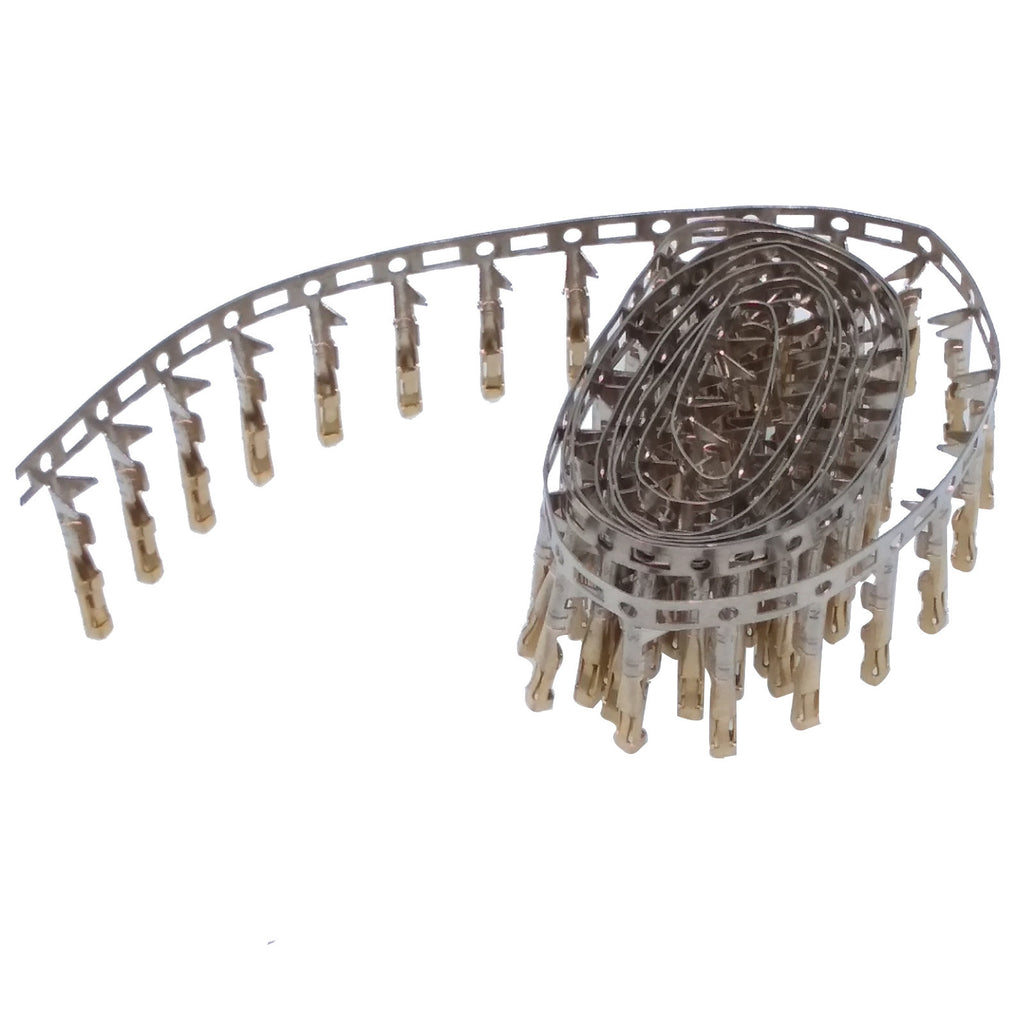 100pcs Female Pin Dupont Connector Gold Plated 2.54mm Pitch
