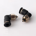 5x Pneumatic Metric Male Thread x Push-in Fittings Elbow Adapter Tube Hose OD6mm