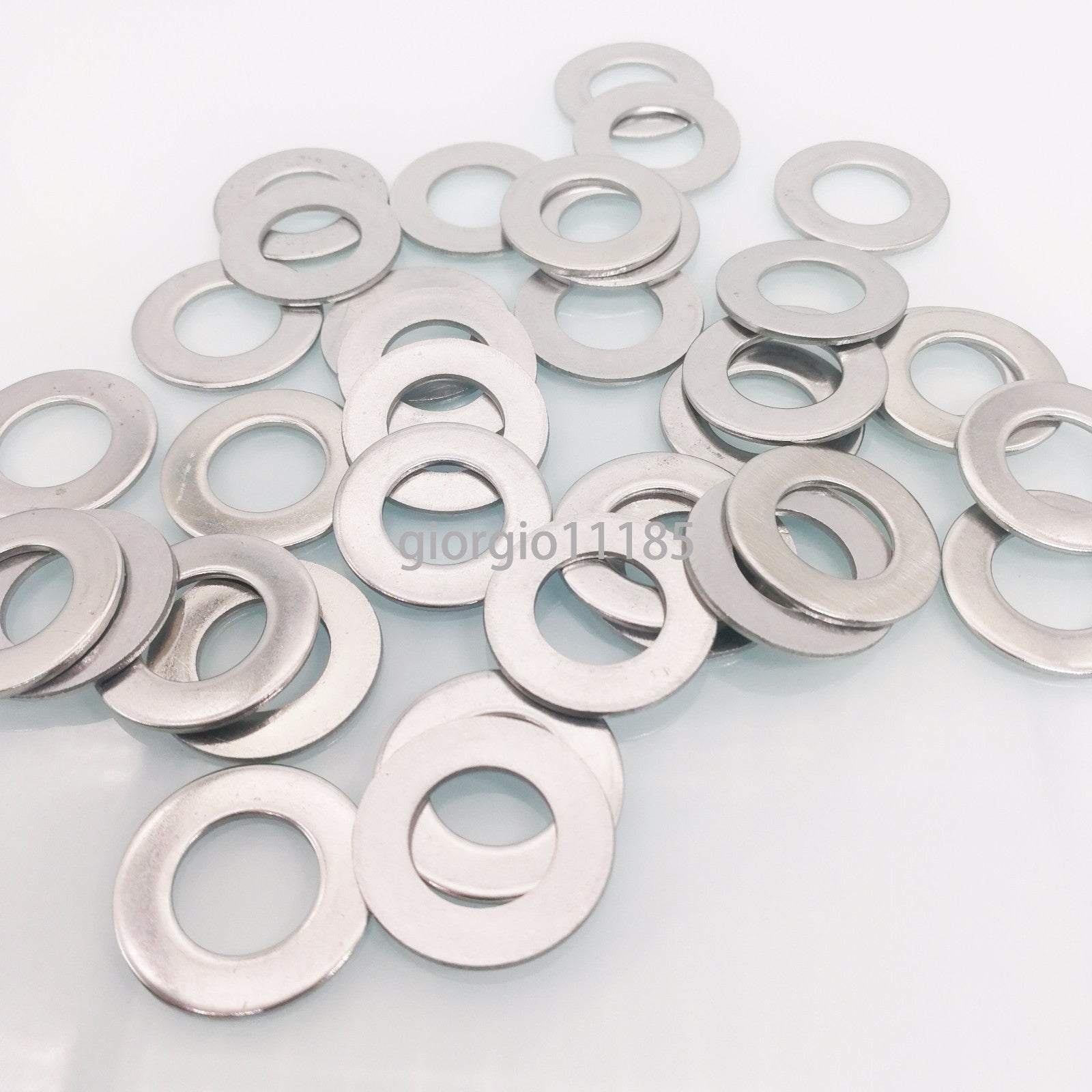 US Stock 50pcs M12 12mm 304 Stainless Steel Metric Flat Washer Washers