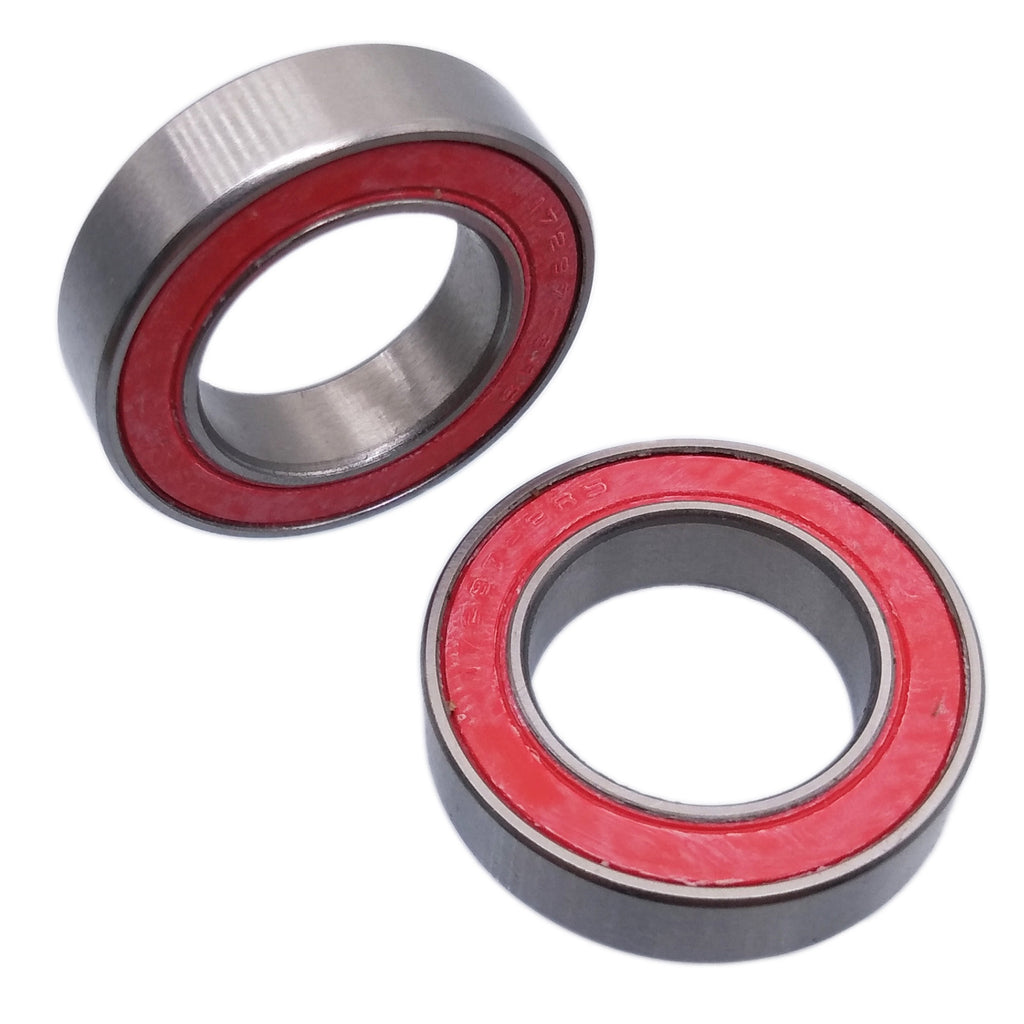 AU Stock 2pc 17287-2RS Rubber Sealed Ball Bearing 17x28x7mm For Rear Hub Bicycle