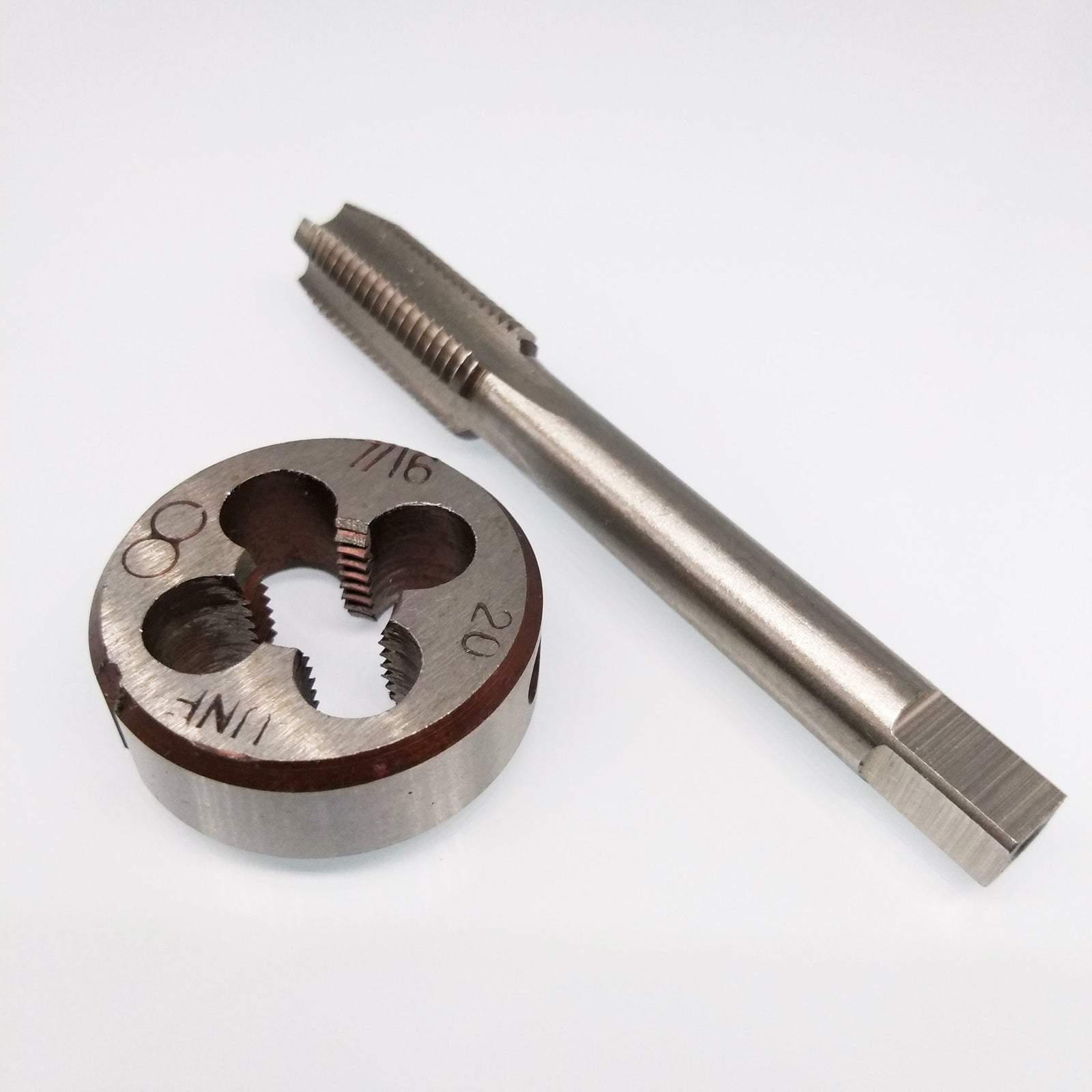 US Stock HSS 7/16-20 Tap & 7/16-20 Die Right Hand