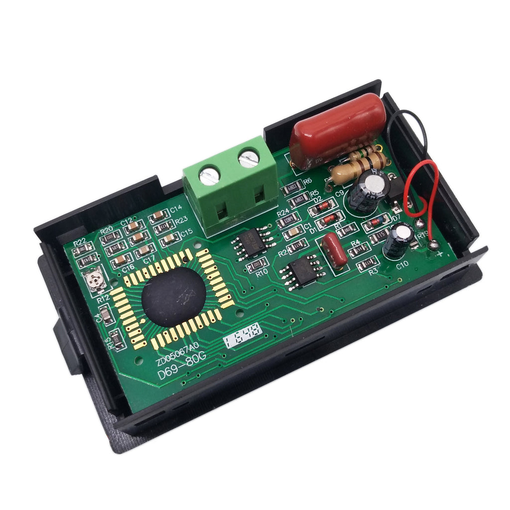 US Stock 45Hz-65.0Hz Digital LCD Display Frequency Panel Meter Gauge AC 80-500V