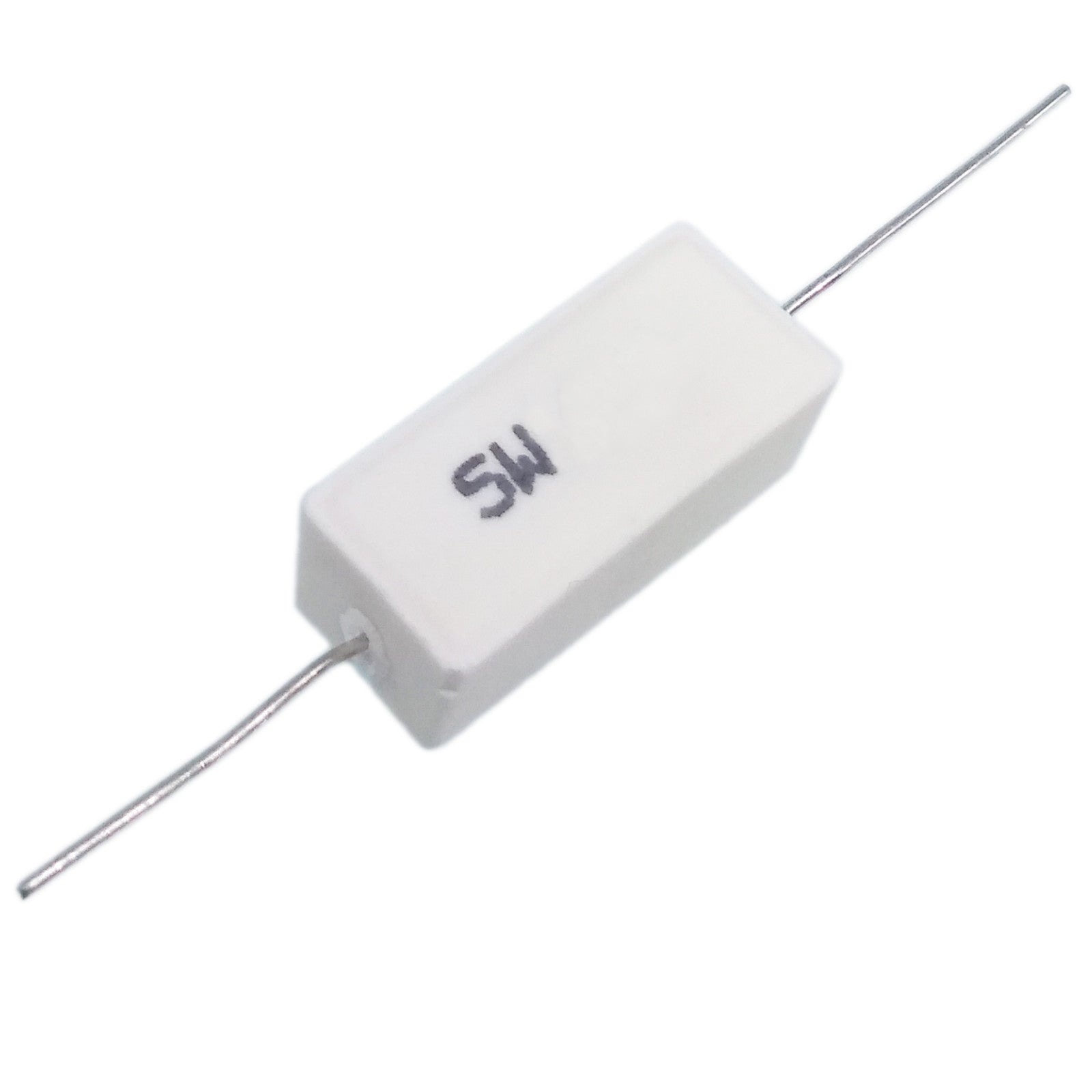 10pcs 1.5 ohm 1R5ΩJ 5 watt Axial Ceramic Cement Power Resistor 5W