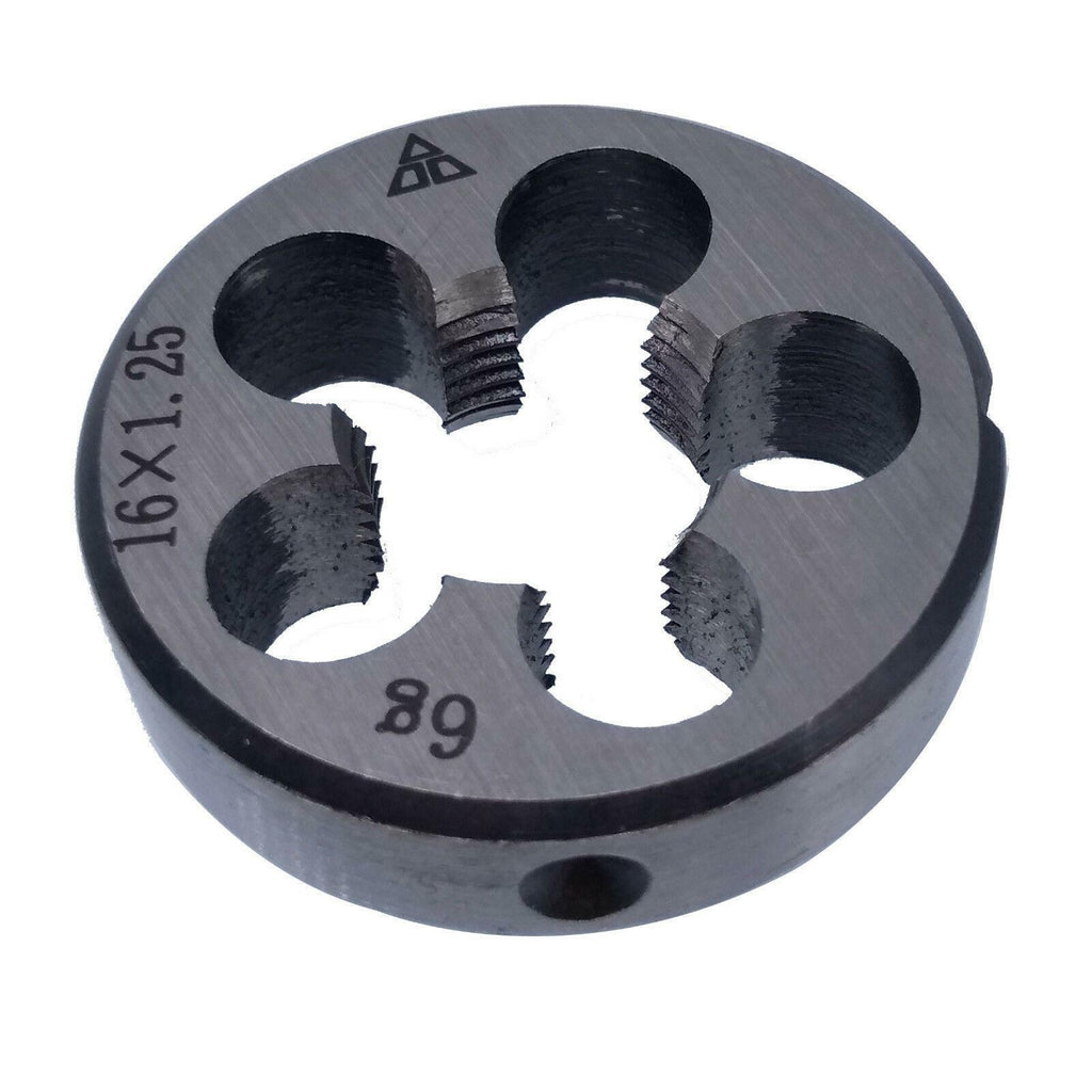 HSS M16 x 1.25mm Taper & Plug Tap & M16 x 1.25mm Die Metric Thread Right Hand