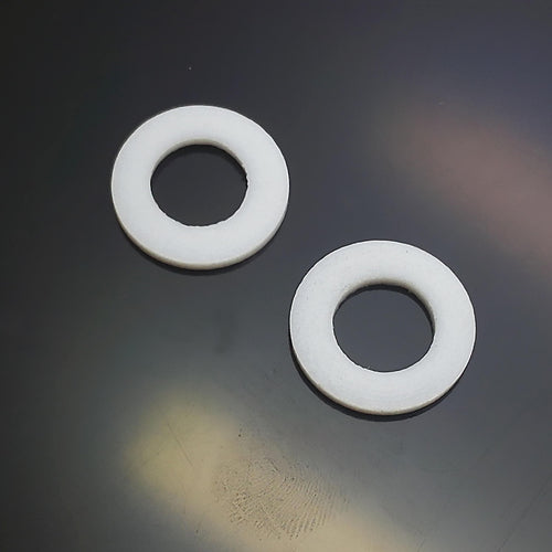 10pcs New Polytetrafluoroethylene PTFE Washer Gasket 1/2" 18mm x 10mm x 2mm