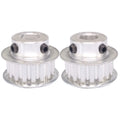 2x XL 17T Timing Belt Pulley Synchronous Wheel 10mm Bore For 10mm Width Belt