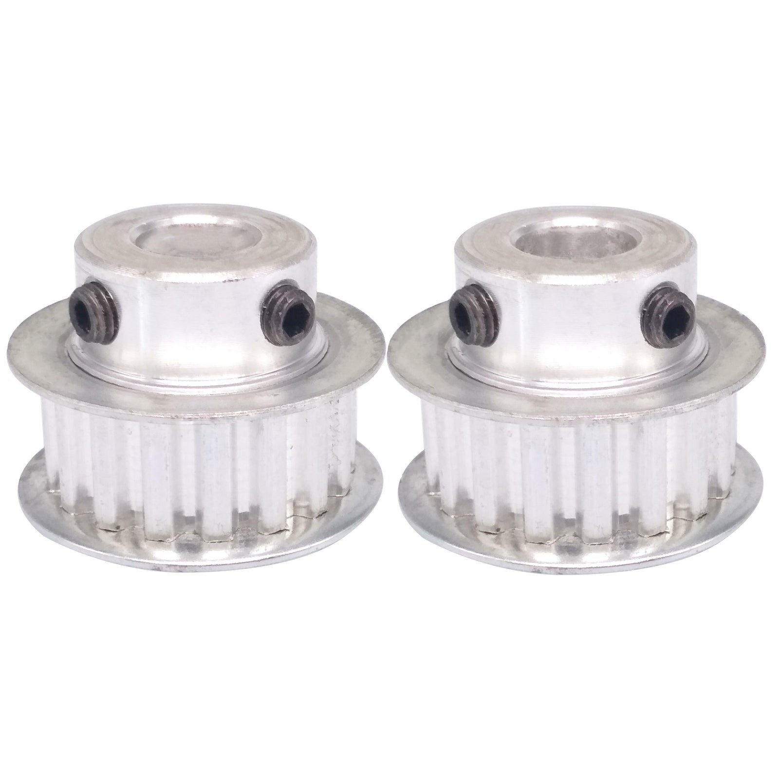 2x XL 17T Timing Belt Pulley Synchronous Wheel 10mm Bore For 10mm Width Belt