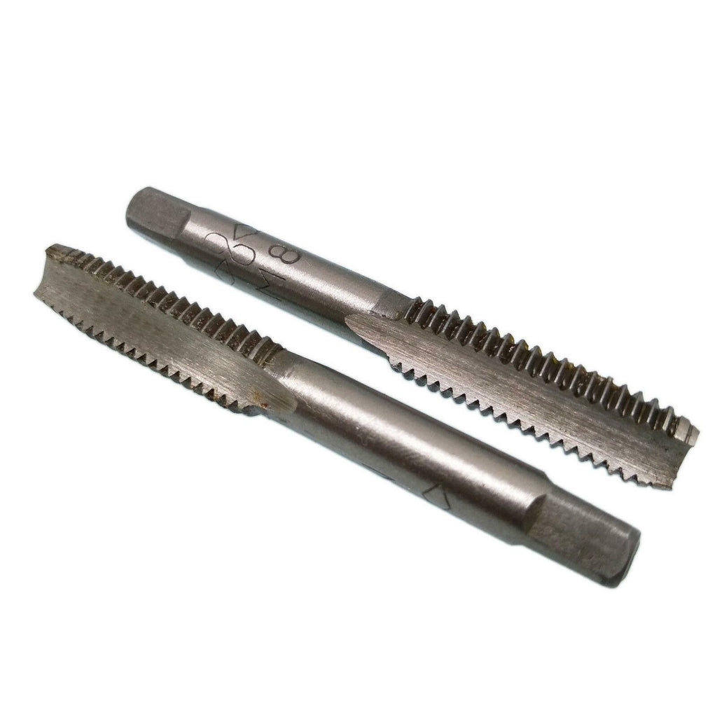 HSS M8 x 1.25mm Taper & Plug Tap & M8 x 1.25mm Die Metric Thread Right Hand