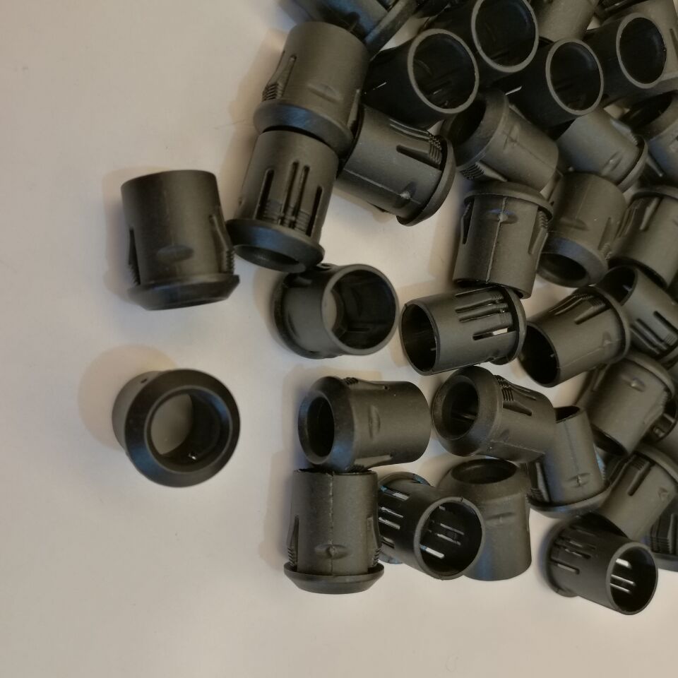 US Stock 50pcs 10mm Black Plastic LED Clip Holder Case Cup Mounting New