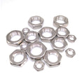 20pcs M12 x 1.5mm Fine Thread Hex Half Thin Jam Nuts A2 304 Stainless Steel