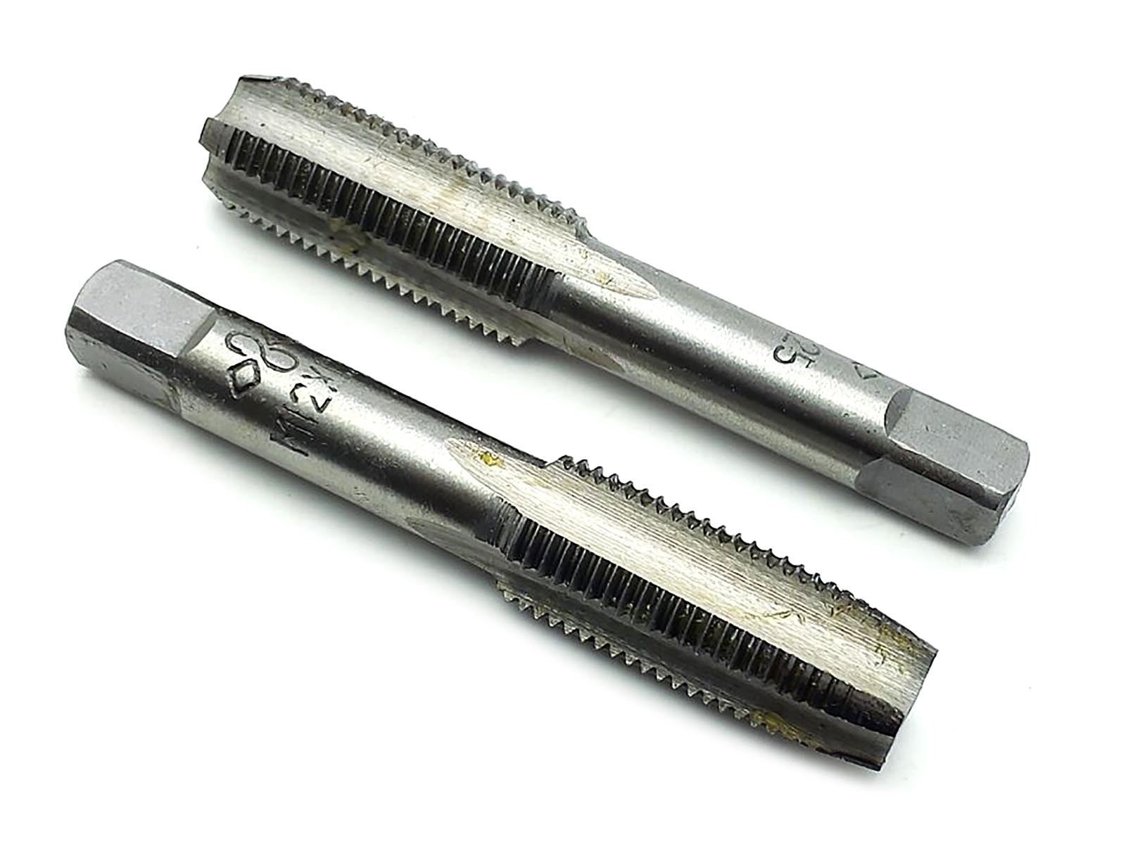 AU Stock HSS 12mm x 1.25 Metric Taper & Plug Tap Right Hand Thread M12 x 1.25mm