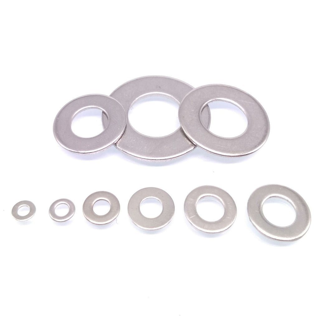 1240pcs Stainless Steel Flat Washers Assortment Kit US Stock