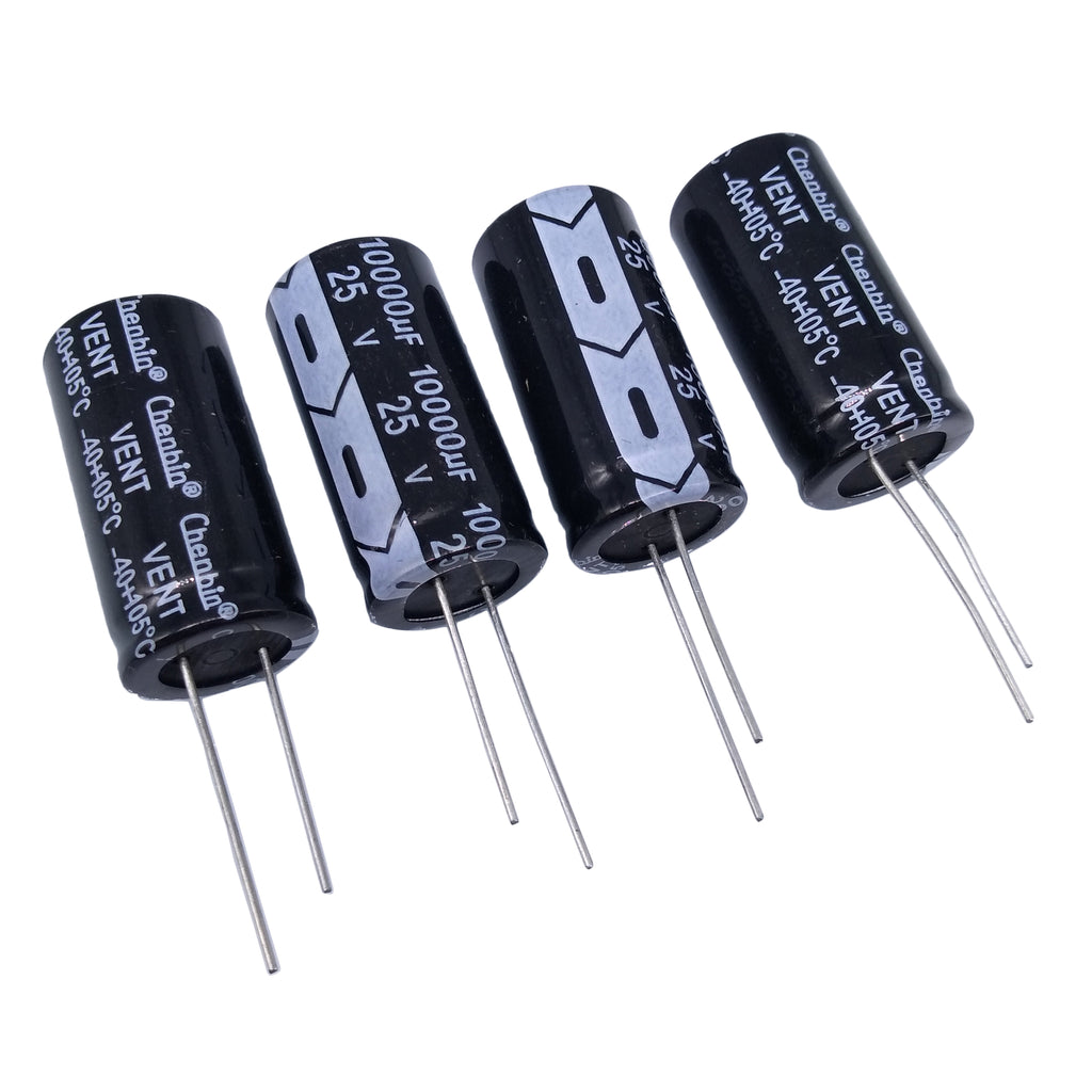 AU Stock4pc Electrolytic Capacitors 10000uF 10000mfd 25V +105℃ Radial 18 x 36mm