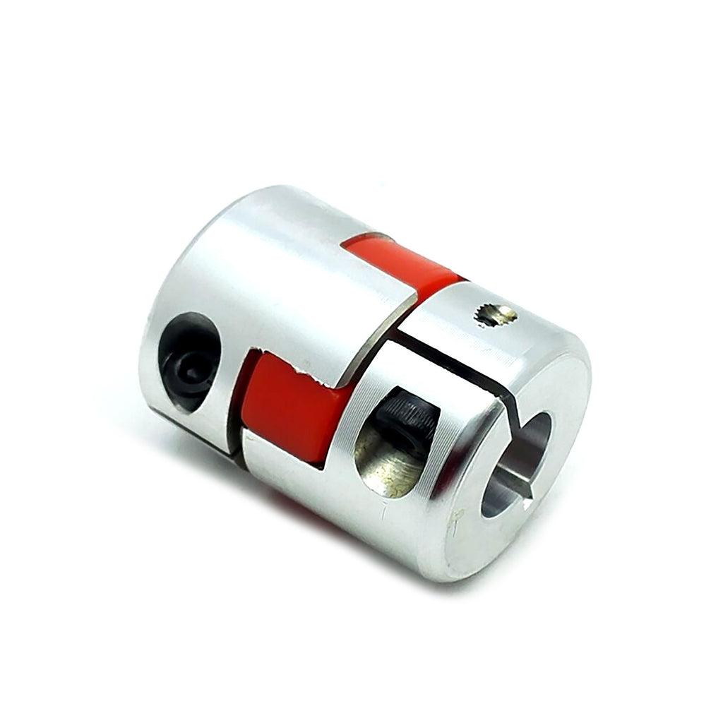 US Stock 8x12.7mm 1/2" CNC Flexible Plum Coupling Shaft Coupler Connect D25 L30