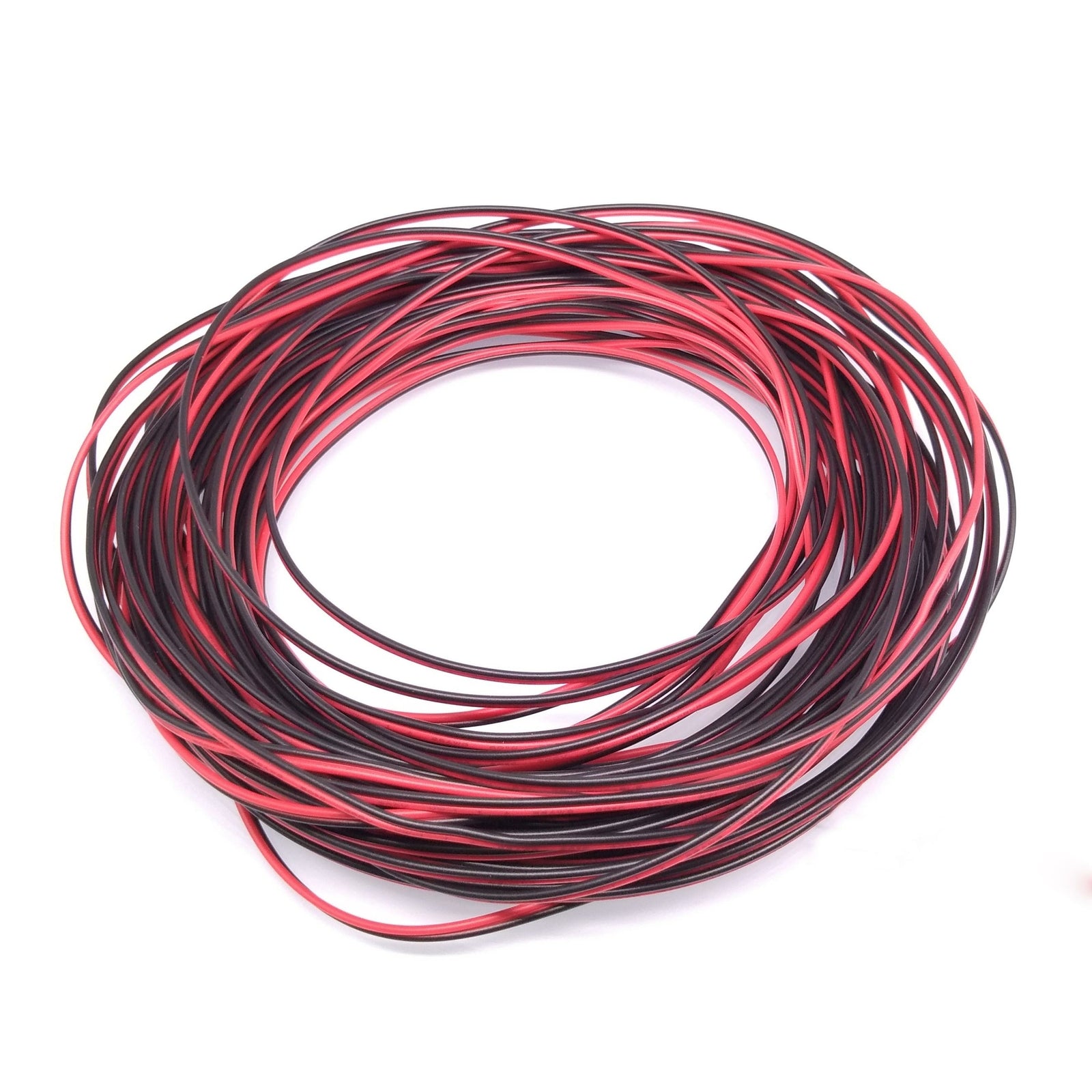 26awg UL-2468 PVC Flat Ribbon Wire Stranded Cables Red & Black 20meter