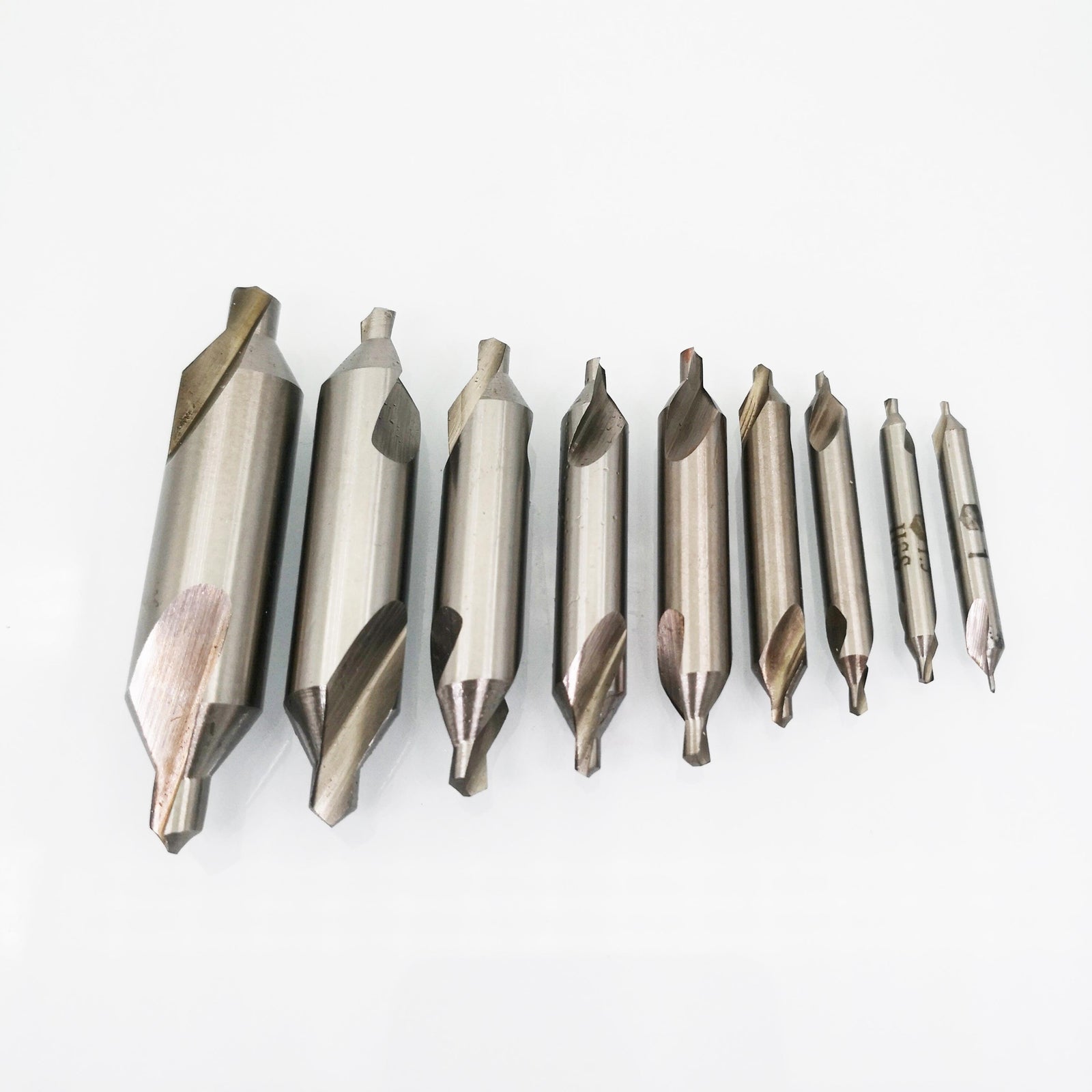 US Stock 9x Center Drill Set HSS Bit 1mm 1.5mm 2mm 2.5mm 3mm 3.15mm 4mm 5mm 6mm