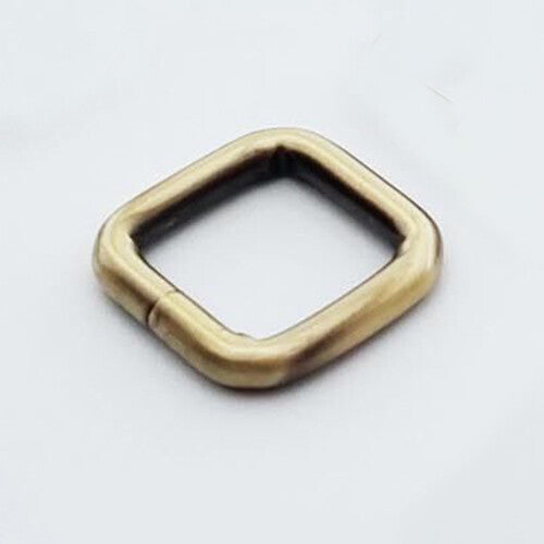 2pcs Metal Strong Handbag Leather Bag Purse Strap Belt Web Rectangle Ring Buckle