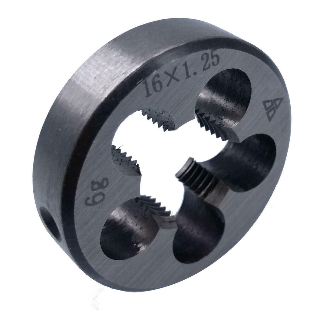 HSS M16 x 1.25mm Taper & Plug Tap & M16 x 1.25mm Die Metric Thread Right Hand