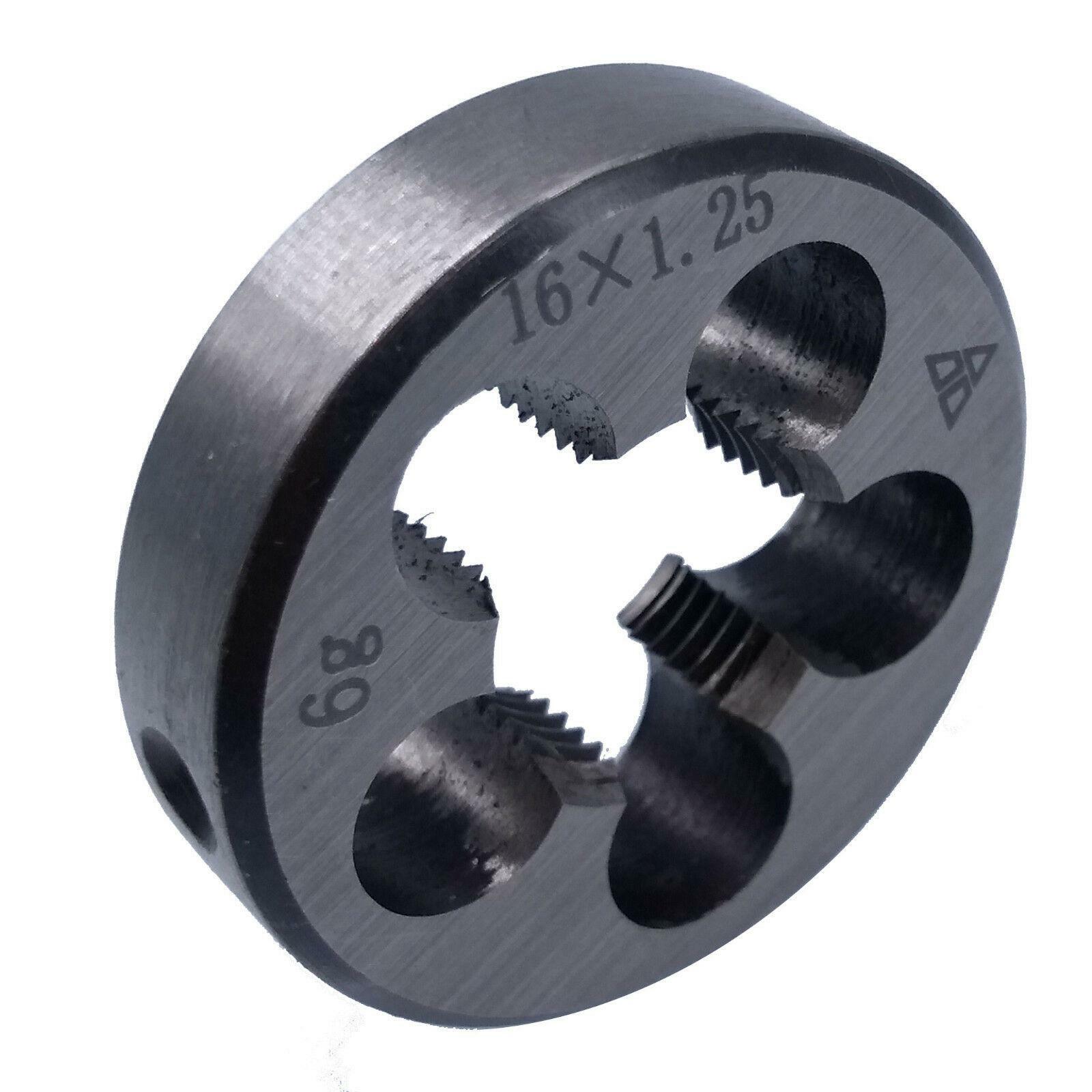 HSS M16 x 1.25mm Taper & Plug Tap & M16 x 1.25mm Die Metric Thread Right Hand