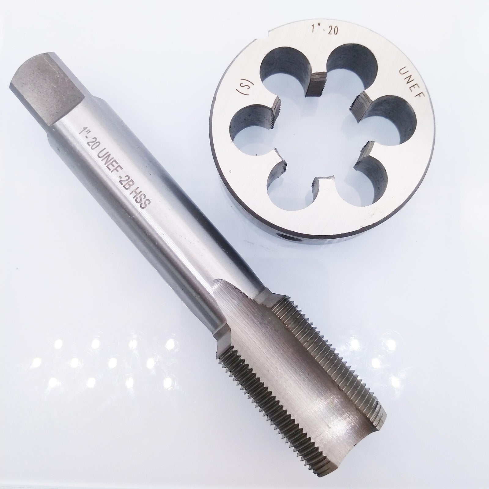 US Stock HSS 1"-20 UNEF Tap & 1"-20 UNEF Die Right Hand