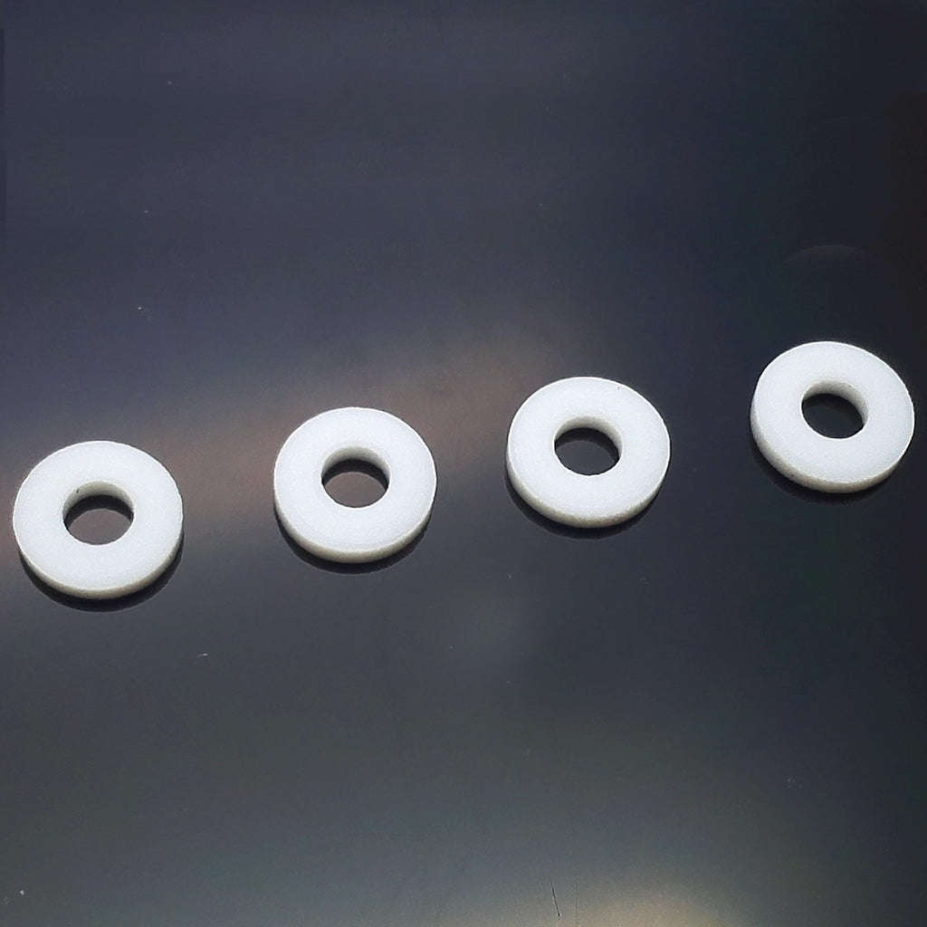US Stock 25pcs New Polytetrafluoroethylene PTFE Washer Gasket 5mm x 12mm x 2mm