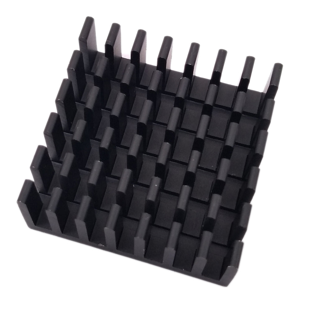 US Stock 10pcs 25 x 25 x 10mm Heat Sink Cooling Aluminum Heatsink CPU IC LED