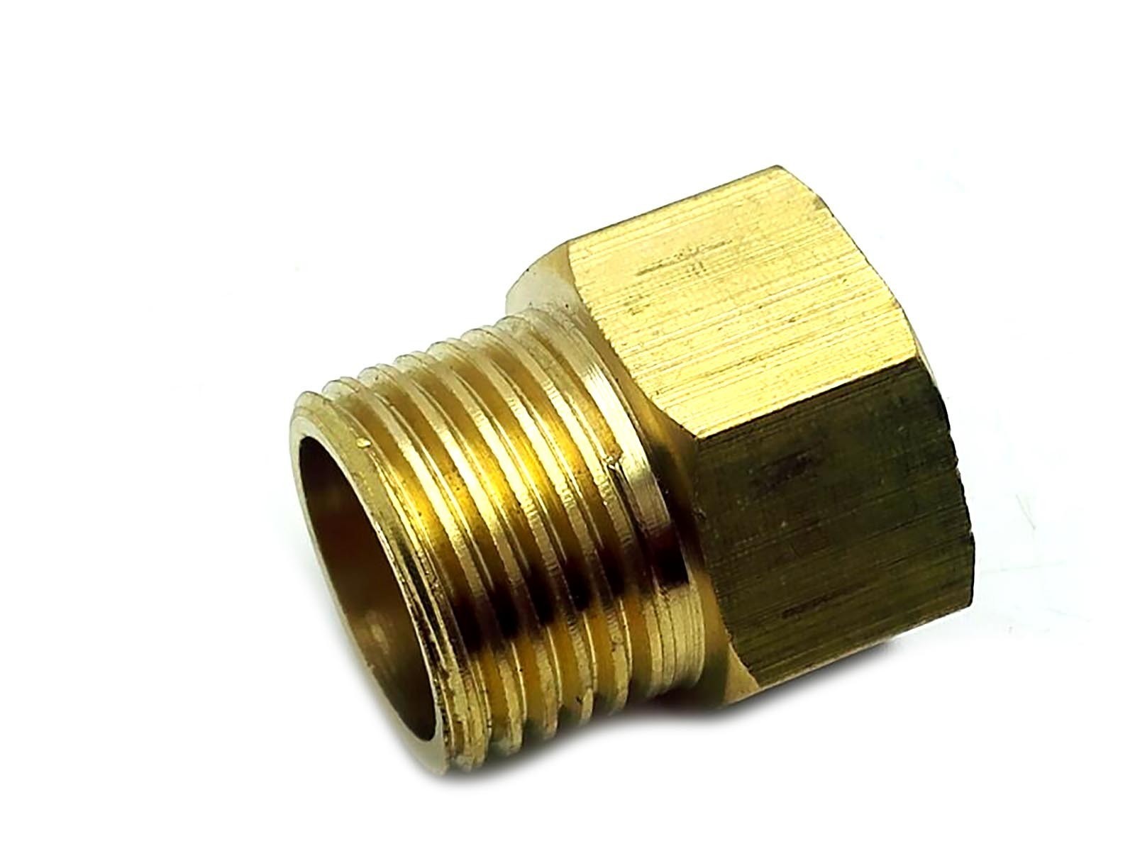 US Stock 2x 1/2" BSP DN15 Male Thread to 1/2" BSP Female Brass Coupler Connector